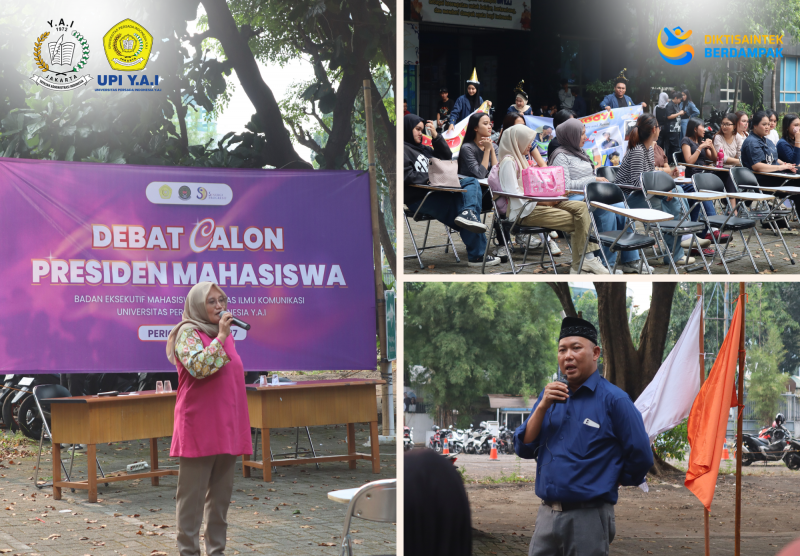 Debat Calon Presiden Mahasiswa BEM FIKOM UPI Y.A.I Periode 2025–2027: Membangun Regenerasi Kepemimpinan Mahasiswa Berkualitas