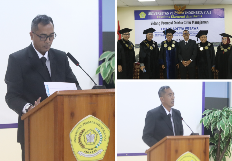 I Made Aditya Sidang Promosi Doktor Ilmu Manajemen UPI Y.A.I Membahas Pengaruh Servicescape dan Platform Digital terhadap Loy