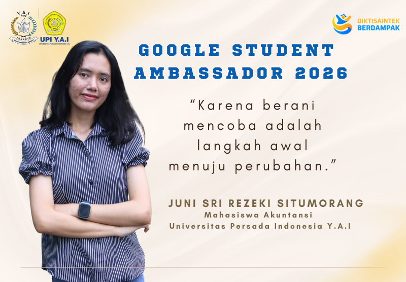 Melangkah Lebih Jauh Juni Sri Rezeki Situmorang Mahasiswa UPI Y.A.I Menembus Program Global