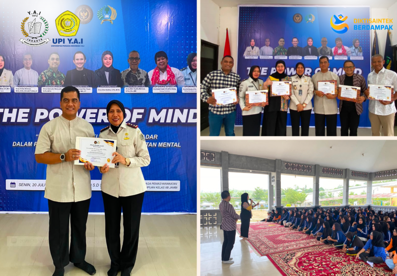 Penguatan Mental Warga Binaan melalui Program The Power of Mind Bersama UPI Y.A.I di Lapas Perempuan Kelas IIB Jambi