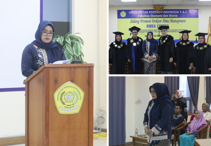 Sidang Promosi Doktor Ilmu Manajemen UPI Y.A.I Dhea Zatira Bahas Determinan Return Saham Perbankan di BEI