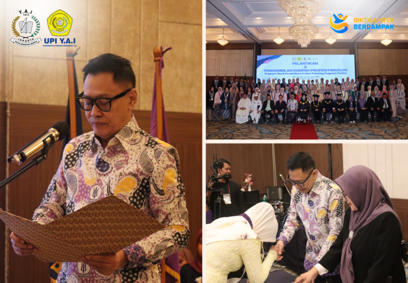 Sumpah Profesi Psikolog UPI Y.A.I: HIMPSI Tekankan Integritas, Etika, dan Kepedulian terhadap Kesehatan Mental Indonesia