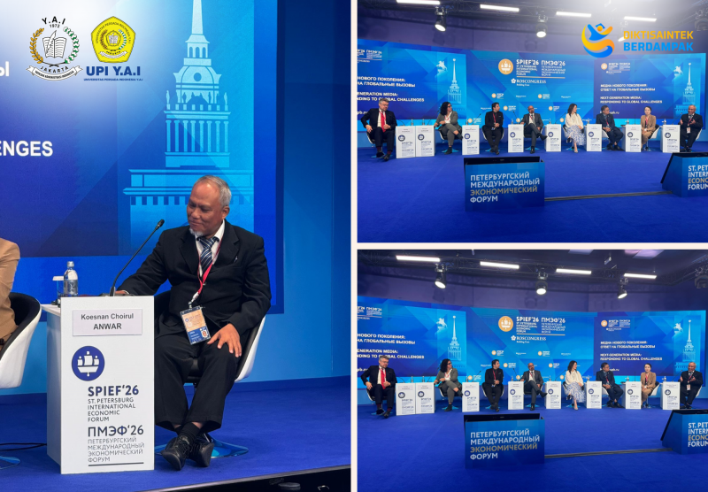 Universitas Persada Indonesia Y.A.I Participates in St. Petersburg International Economic Forum (SPIEF) 2026
