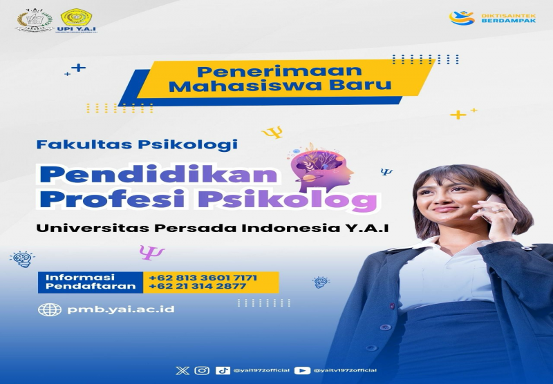 Universitas Persada Indonesia Y.A.I Resmi Membuka Program Studi Profesi Psikolog