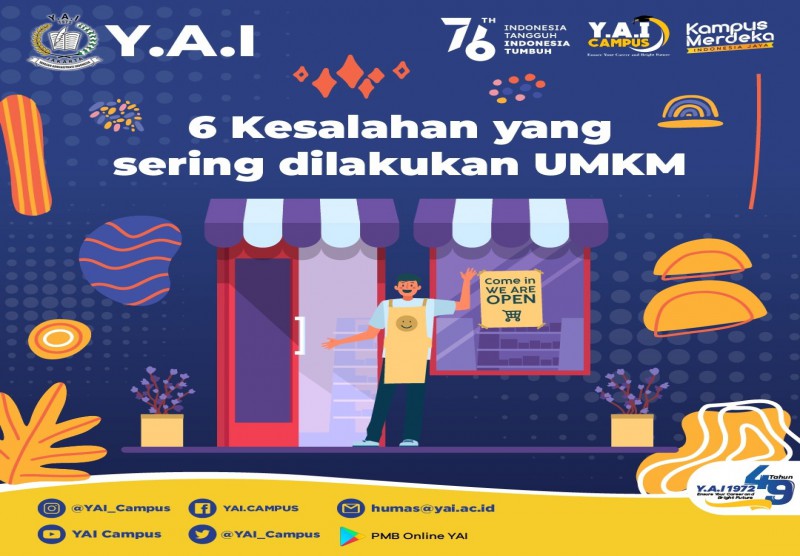 6 Kesalahan Yang Sering Dilakukan UMKM