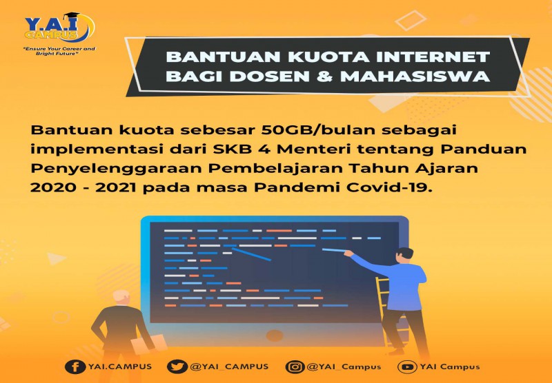 Bantuan Kuota Internet bagi Dosen dan Mahasiswa