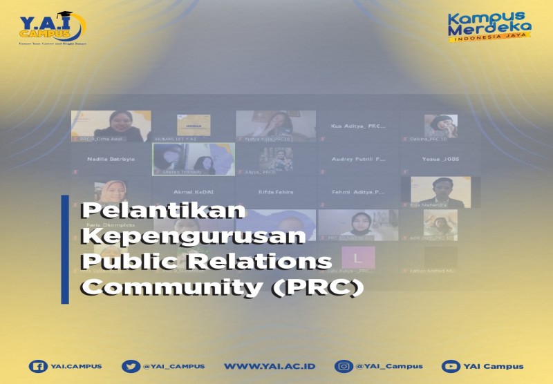 Pelantikan kepengurusan Public Relations Community (PRC)