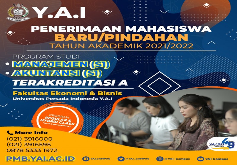 Penerimaan Mahasiswa Baru/Pindahan Tahun Akademin 2021/2022