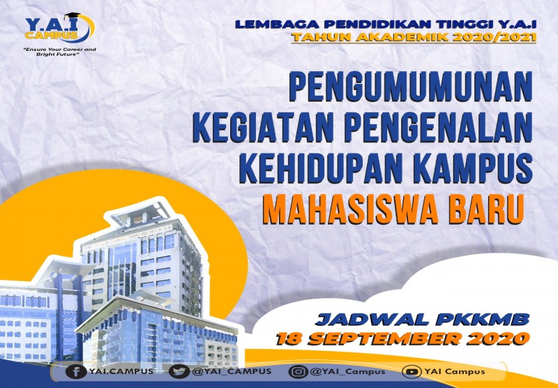 Pengumuman Kegiatan Pengenalan Kehidupan Kampus Mahasiswa Baru