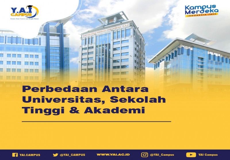 Perbedaan Antara Universitas, Sekolah Tinggi dan Akademi