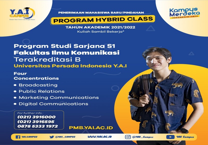 Program Studi S1 Fakultas Ilmu Komunikasi Terakreditasi B