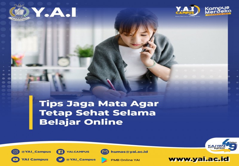 Tips Jaga Mata Agar Tetap Sehat Selama Belajar Online