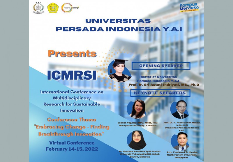 UPI Y.A.I - International Conference on Multidisciplinary Research  for Sustainable Innovation (ICMRSI) 2022