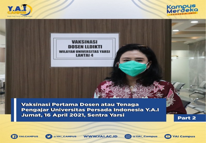 Vaksinasi Dosen LLDIKTI Dalam Rangka Pembukaan Pembelajaran Tatap Muka (PTM)