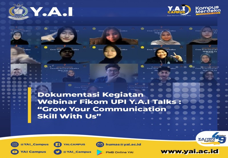 Webinar Fikom Talks : Grow Your Communication Skill With Us